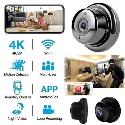 IR Mini Wifi Camera V380 App 1080P Full Hd Night Vision