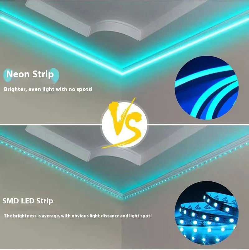 Flexible Silicon Neon Light RGB